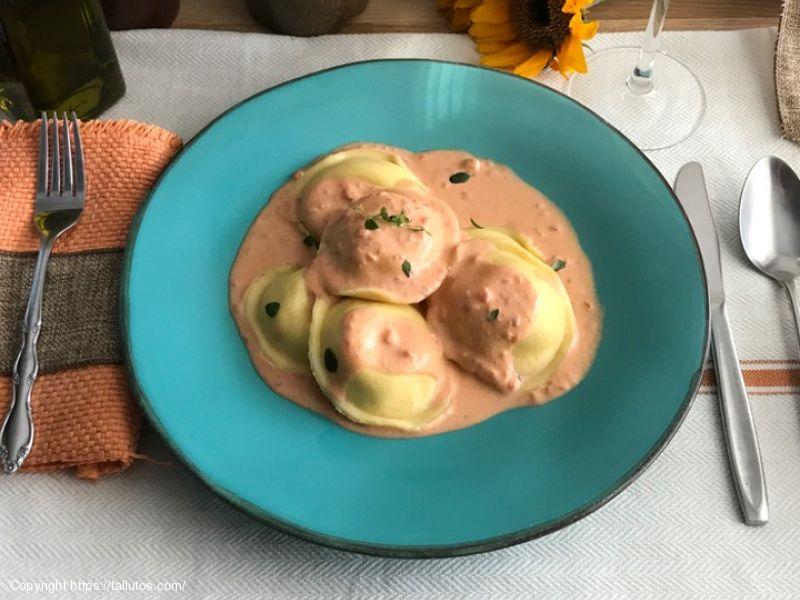 Lobster Ravioli with Rosé Sauce